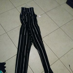 Black and white romper